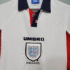 1998 Retro England Home Soccer Jersey - Detail 3