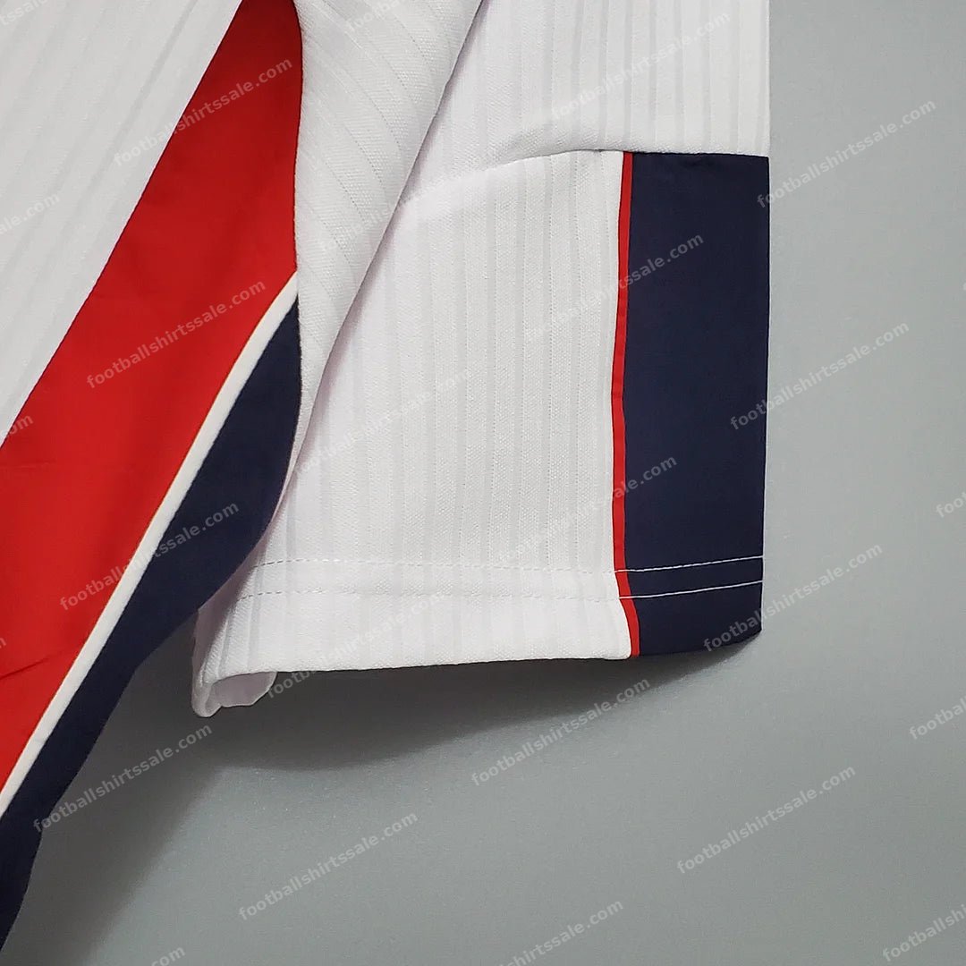 1998 Retro England Home Soccer Jersey - Detail 5