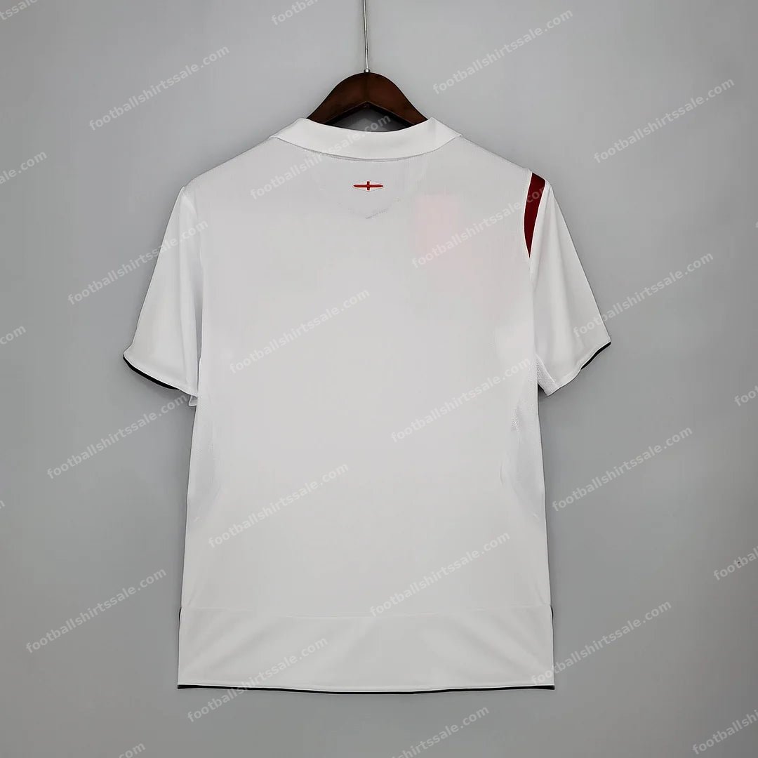 2006 Retro England Home Soccer Jersey - Detail 1
