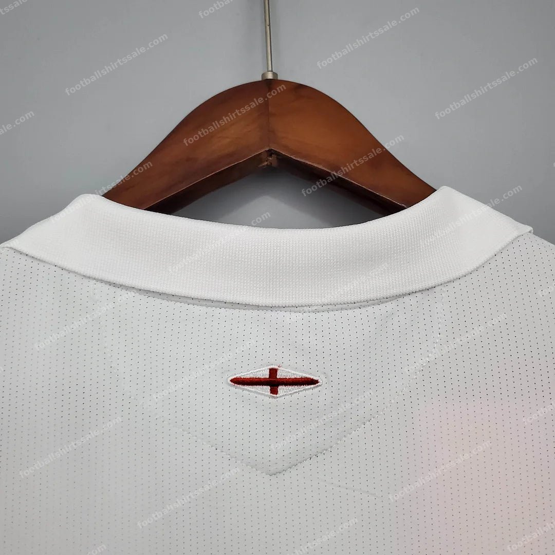 2006 Retro England Home Soccer Jersey - Detail 3