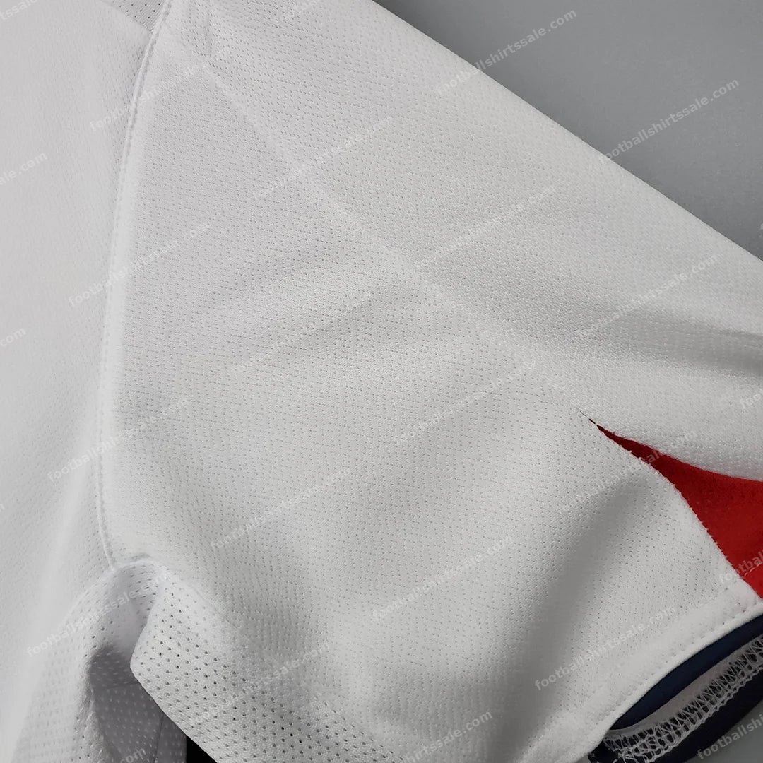 2006 Retro England Home Soccer Jersey - Detail 7