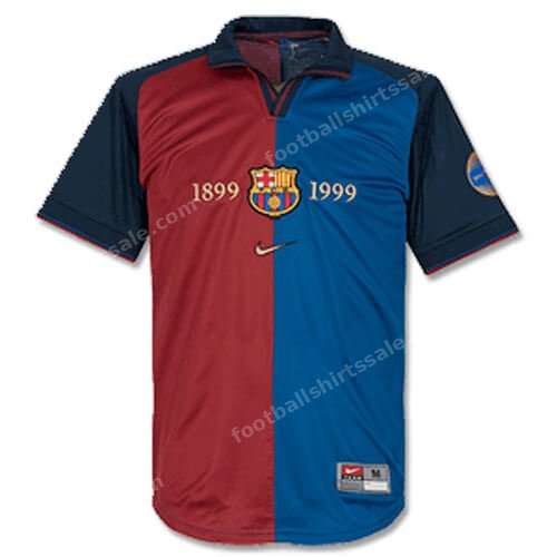 Retro FC Barcelona Centenary Home Shirt 1999