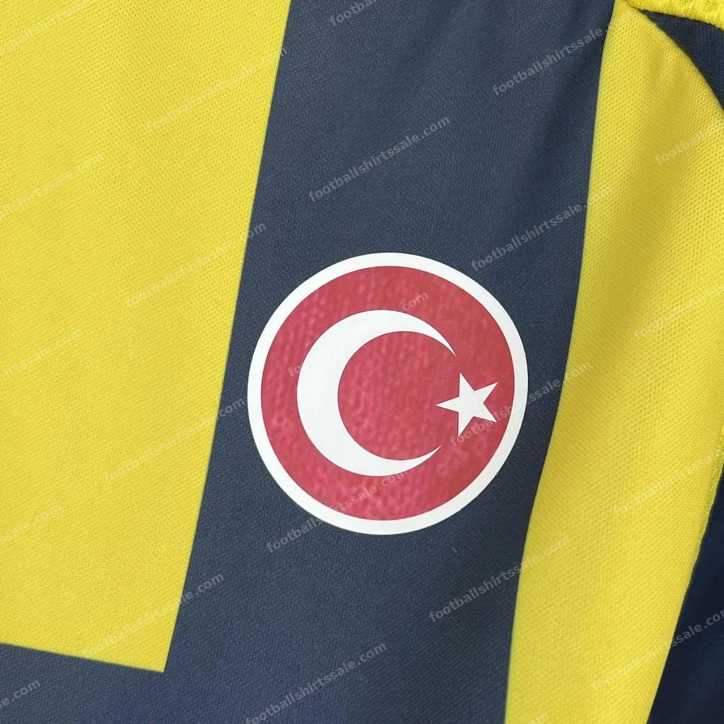 2007/2008 Retro Fenerbahce Home Football Shirt - Detail 3