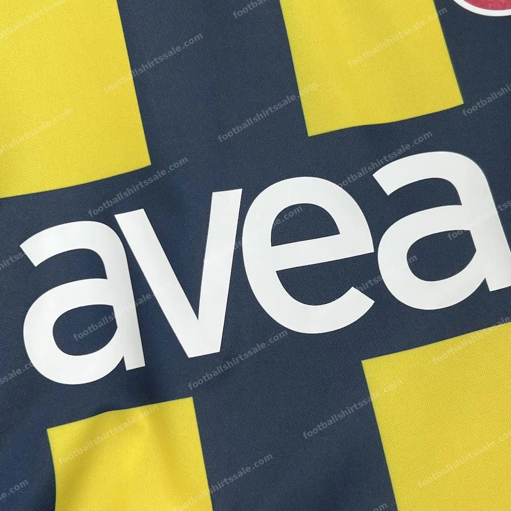 2007/2008 Retro Fenerbahce Home Football Shirt - Detail 5