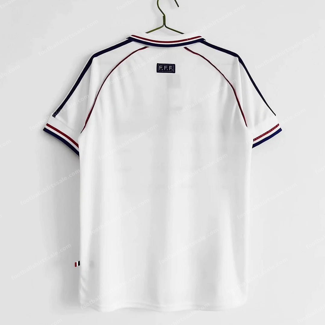 1998 Retro France Away Football Shirt - Detail 1