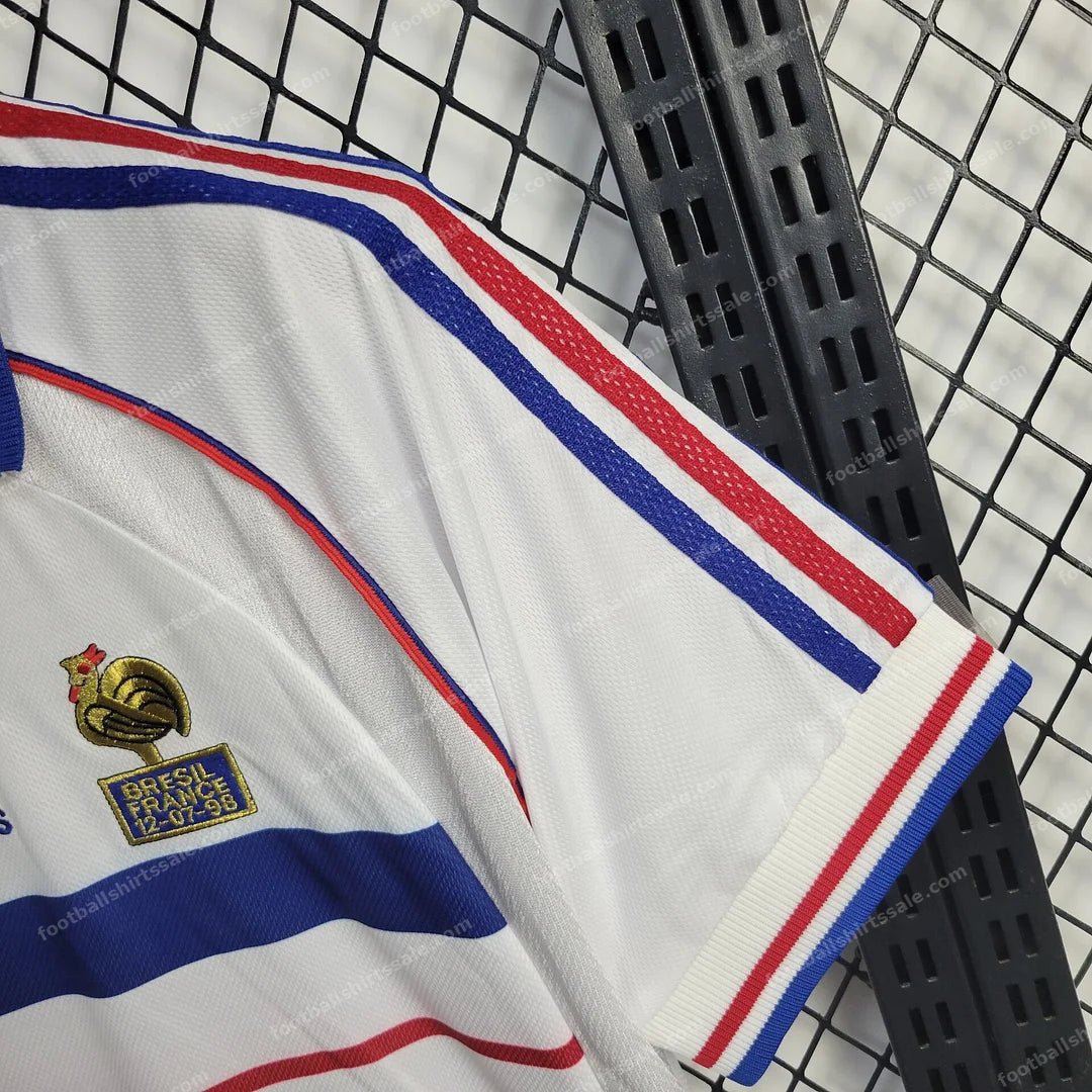1998 Retro France Away Football Shirt - Detail 5