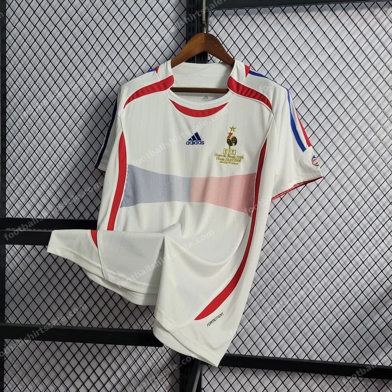 2006 Retro France Away Football Shirt - Detail 1