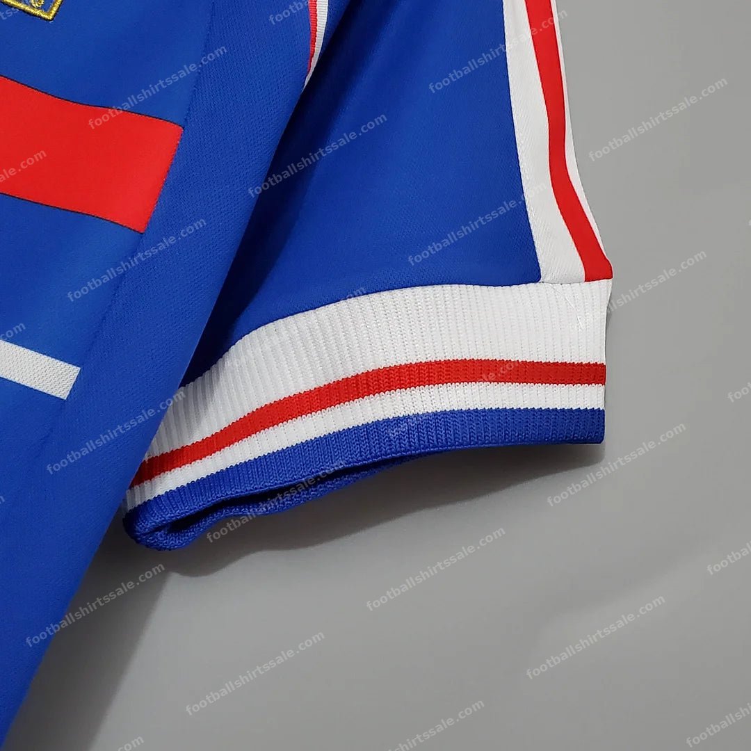 1998 Retro France Home Football Shirt - Detail 6