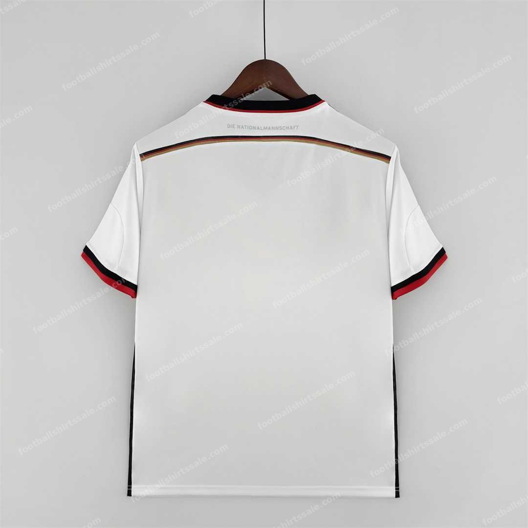 2014 Retro Germany Home Football Jersey - Detail 1