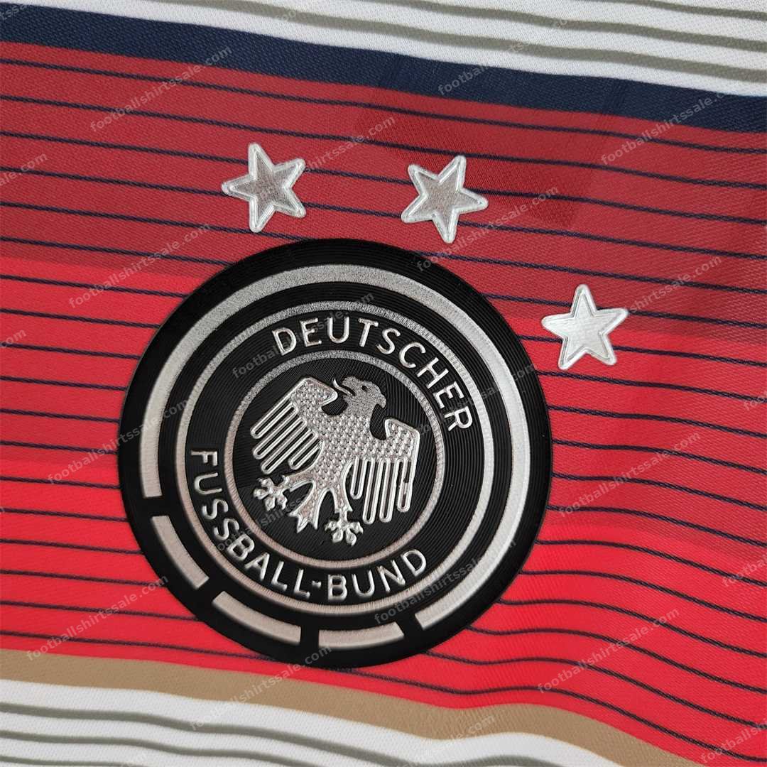 2014 Retro Germany Home Football Jersey - Detail 2