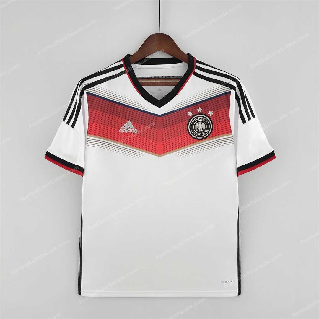 2014 Retro Germany Home Football Jersey