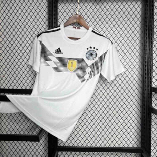 2018 Retro Germany Home Football Jersey