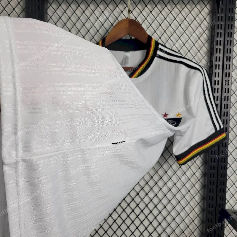 1996 Retro Germany Home Soccer Jersey - Detail 4