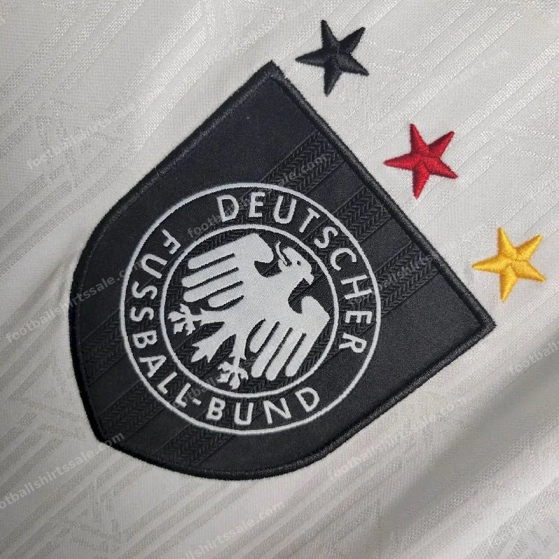 1996 Retro Germany Home Soccer Jersey - Detail 8