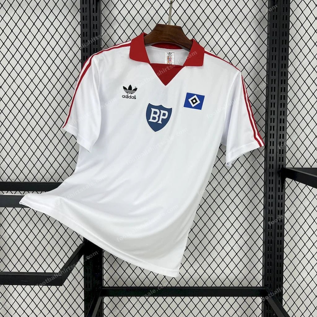 1980 Retro Hamburger SV Home Football Shirt