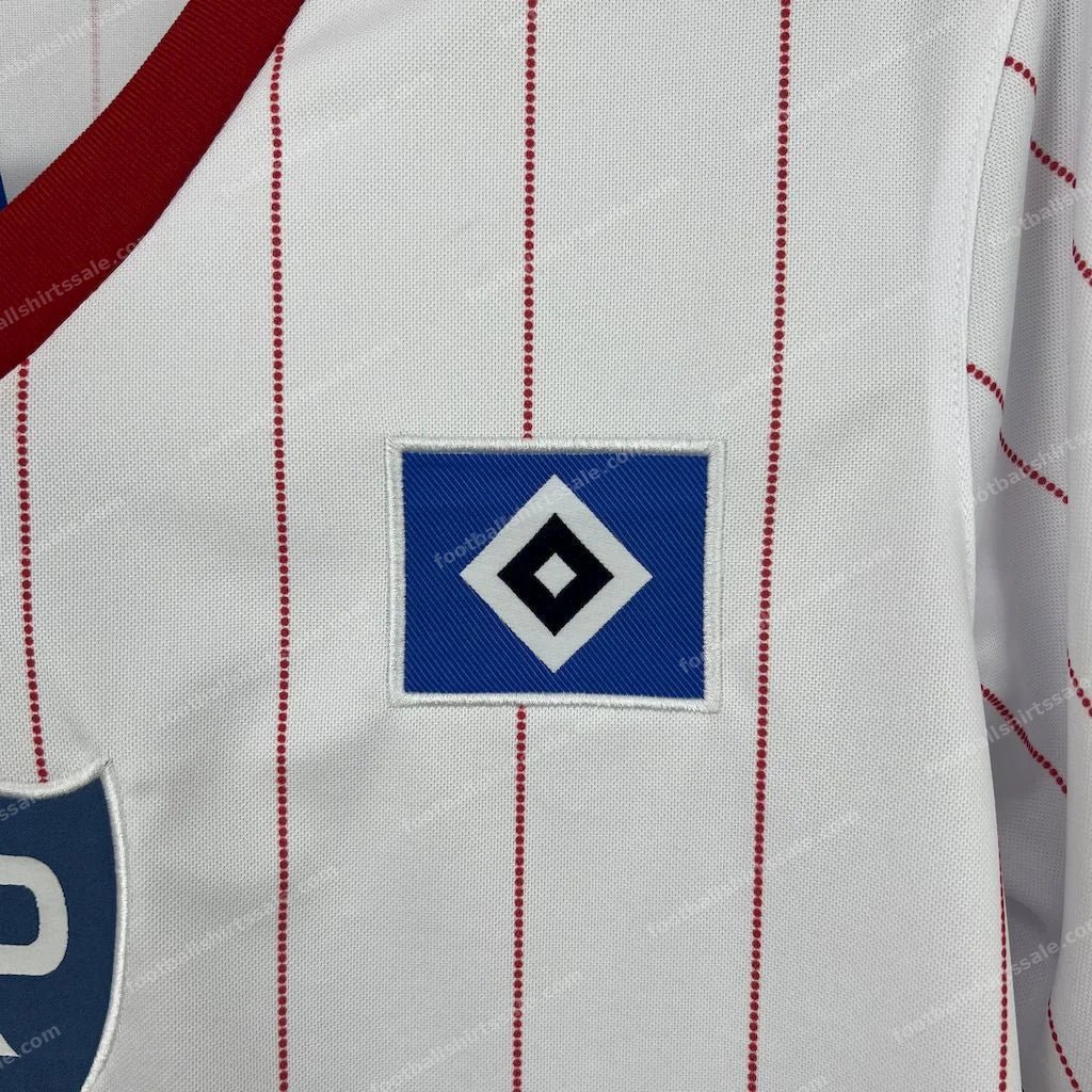 1983/1984 Retro Hamburger SV Home Football Shirt - Detail 3