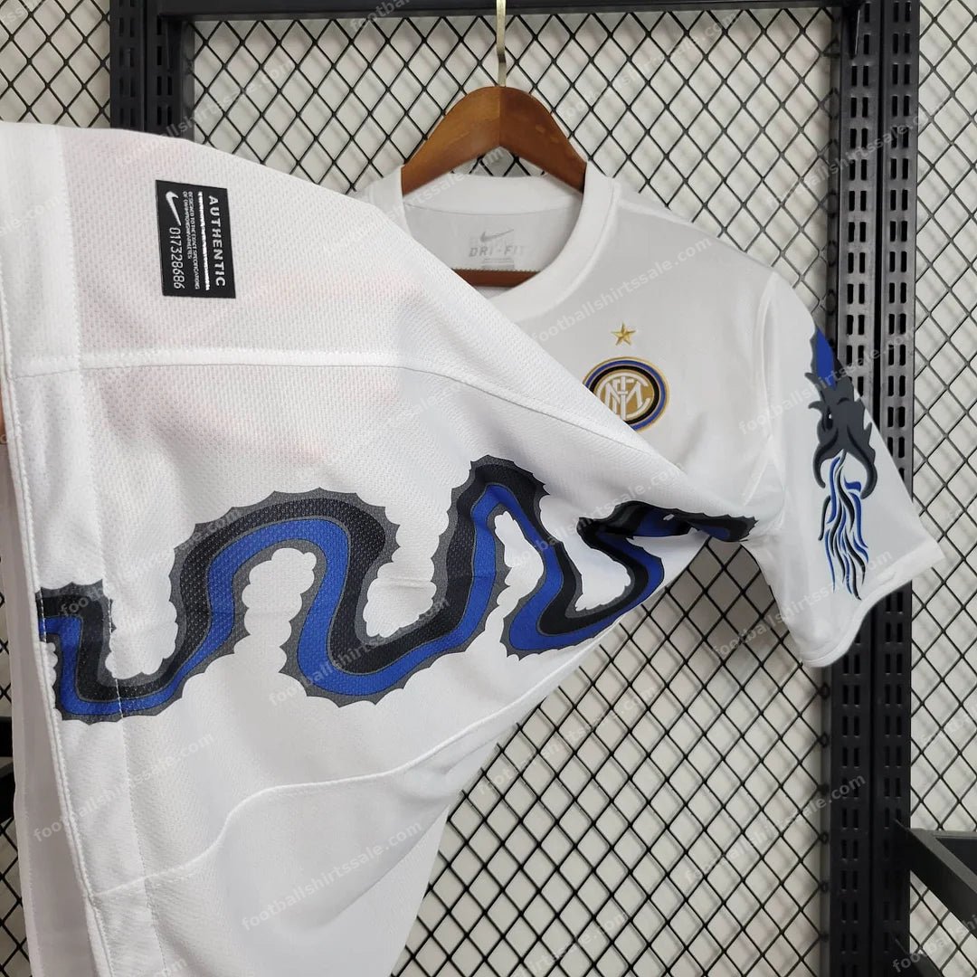 2010/2011 Retro Inter Milan Away Football Shirt - Detail 7