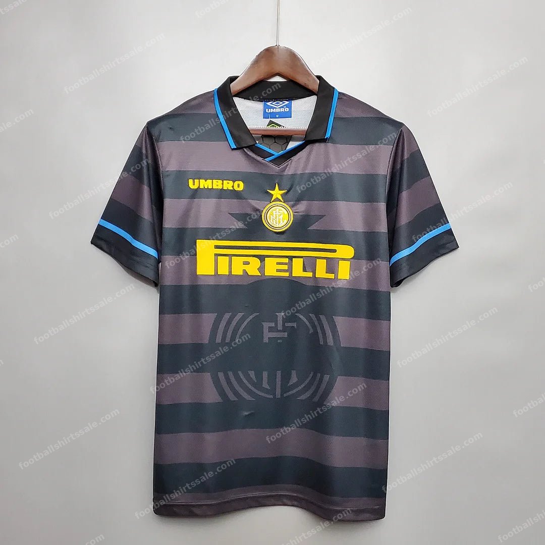 1997/1998 Retro Internazionale Milan Away Football Jersey 1:1 Thai Quality