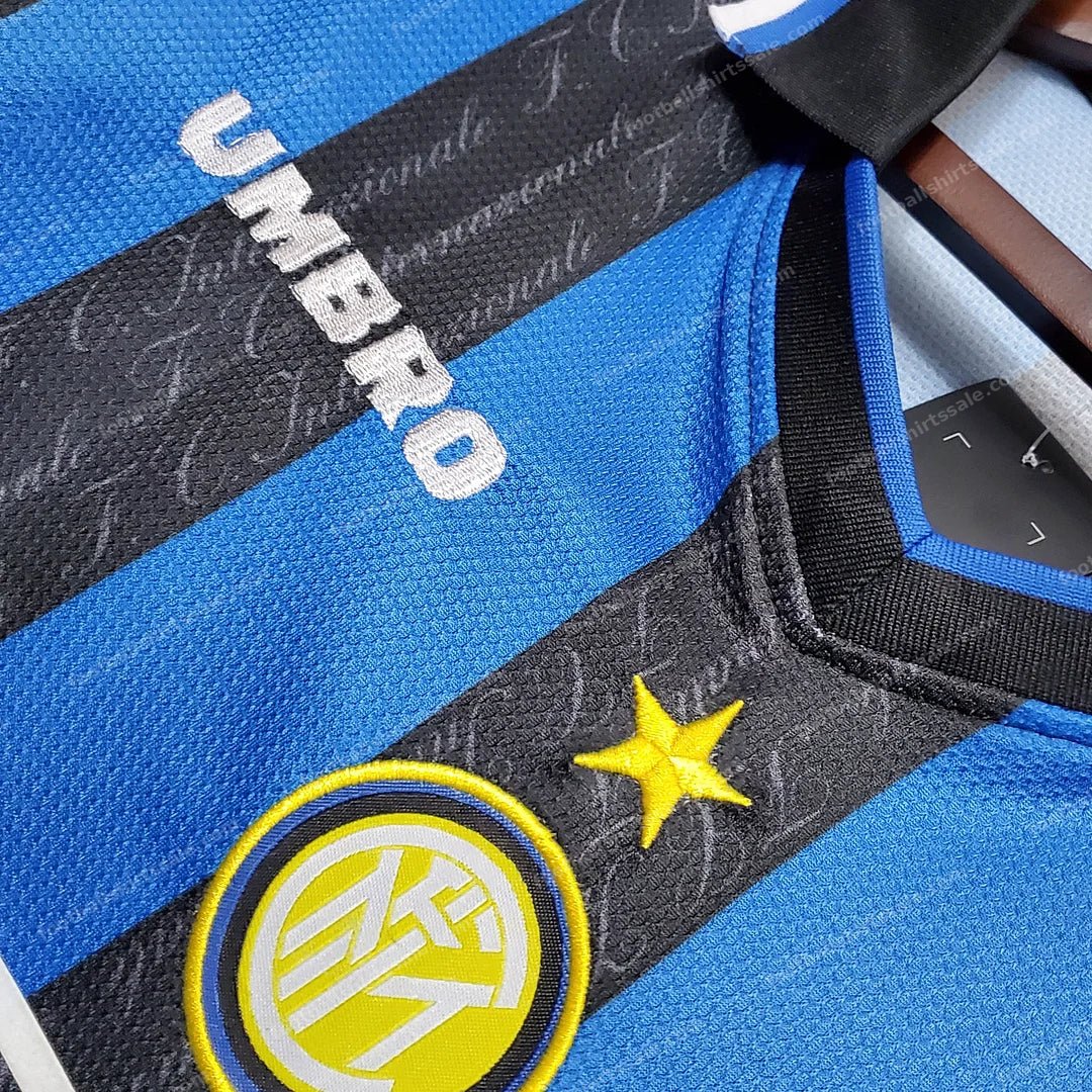 1997/1998 Retro Internazionale Milan Home Football Jersey 1:1 Thai Quality - Detail 3