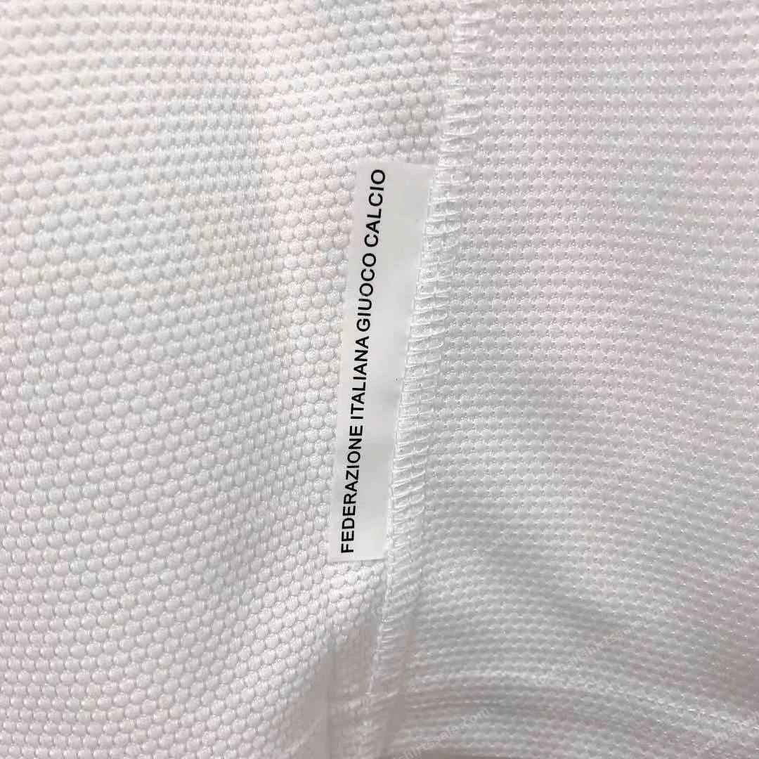 2006 Retro Italy Away Soccer Shirt - Detail 6