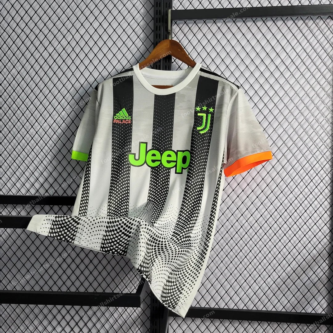 2019/2020 Retro Juventus Joint Edition Black and White Stripes Soccer Jersey 1:1 Thai Quality - Detail 2