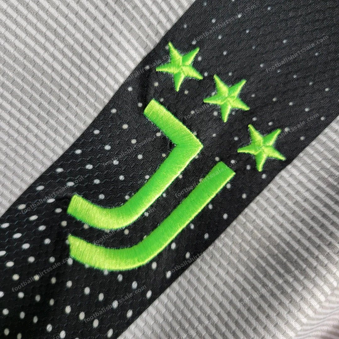 2019/2020 Retro Juventus Joint Edition Black and White Stripes Soccer Jersey 1:1 Thai Quality - Detail 4