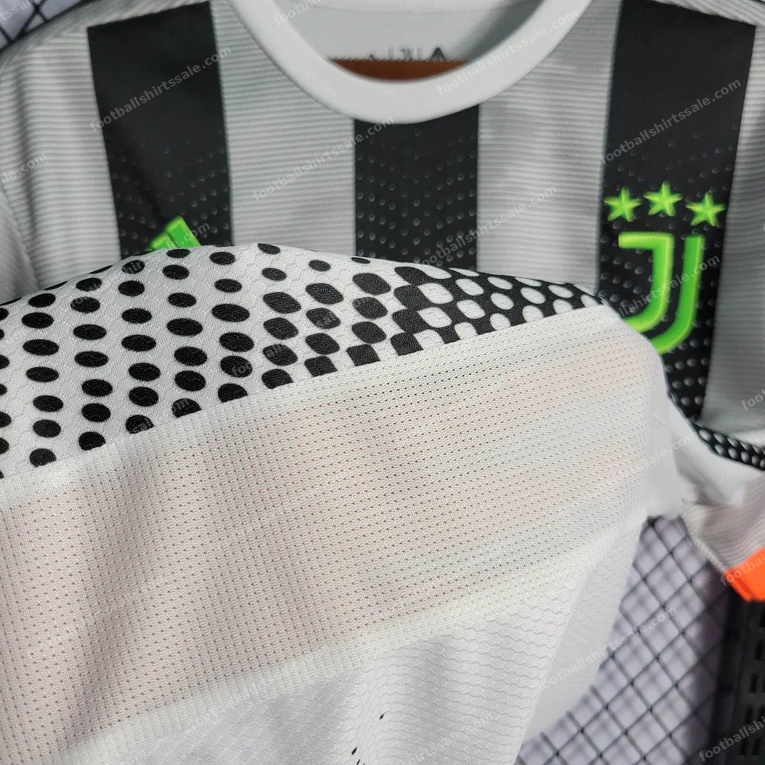 2019/2020 Retro Juventus Joint Edition Black and White Stripes Soccer Jersey 1:1 Thai Quality - Detail 6