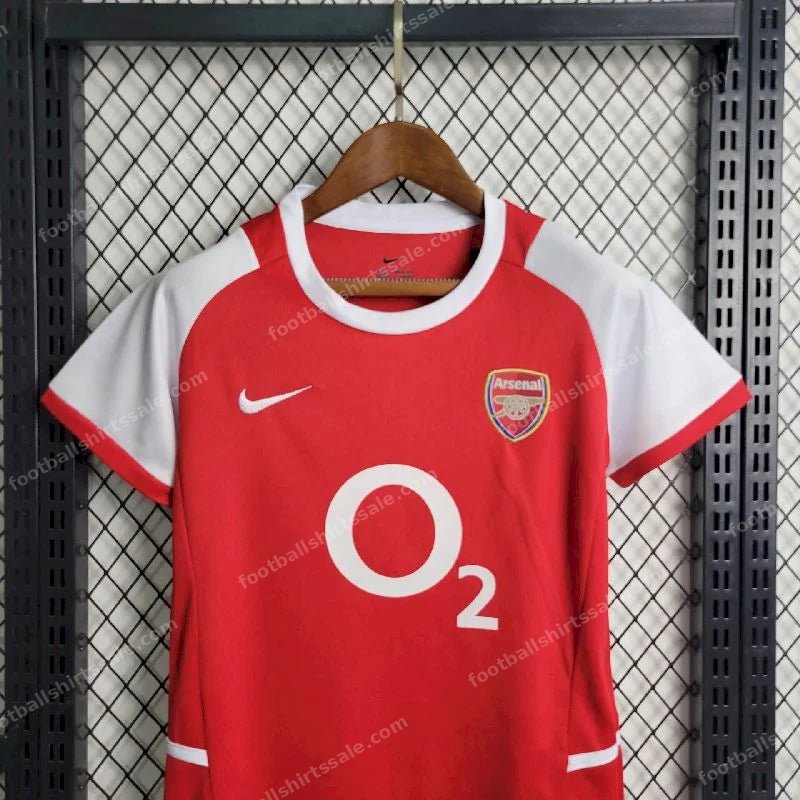 2002/2004 Retro Kids Size Arsenal Home Football Shirt 1:1 Thai Quality - Detail 2
