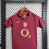 2005/2006 Retro Kids Size Arsenal Home Football Shirt 1:1 Thai Quality - Detail 2