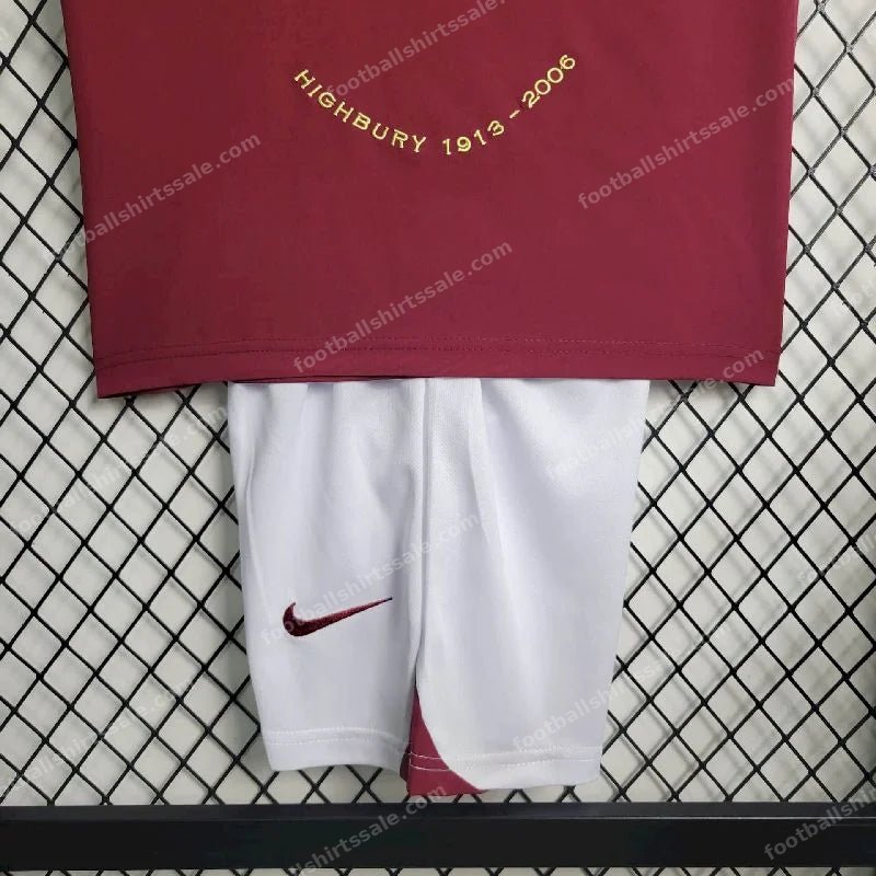 2005/2006 Retro Kids Size Arsenal Home Football Shirt 1:1 Thai Quality - Detail 4