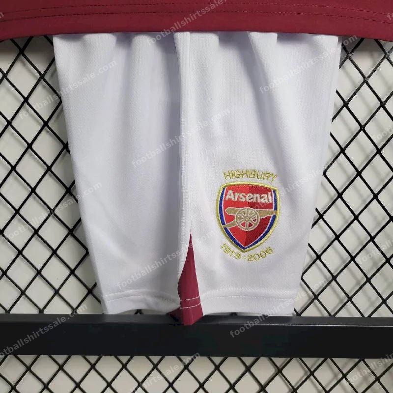 2005/2006 Retro Kids Size Arsenal Home Football Shirt 1:1 Thai Quality - Detail 5