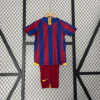 2005/2006 Retro Kids Size Barcelona Home Football Shirt 1:1 Thai Quality - Detail 1