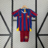 2005/2006 Retro Kids Size Barcelona Home Football Shirt 1:1 Thai Quality