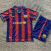 2009/2010 Retro Kids Size Barcelona Home Football Shirt 1:1 Thai Quality