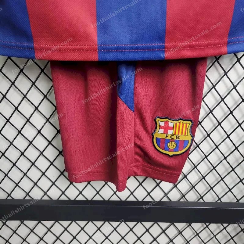 2010/2011 Retro Kids Size Barcelona Home Football Shirt 1:1 Thai Quality - Detail 5