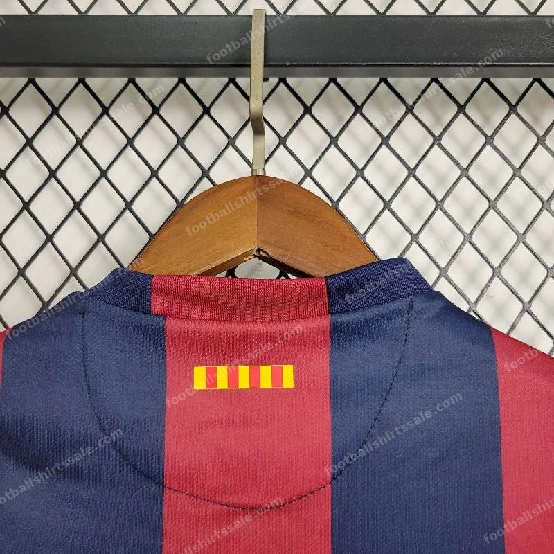 2014/2015 Retro Kids Size Barcelona Home Football Shirt 1:1 Thai Quality - Detail 3