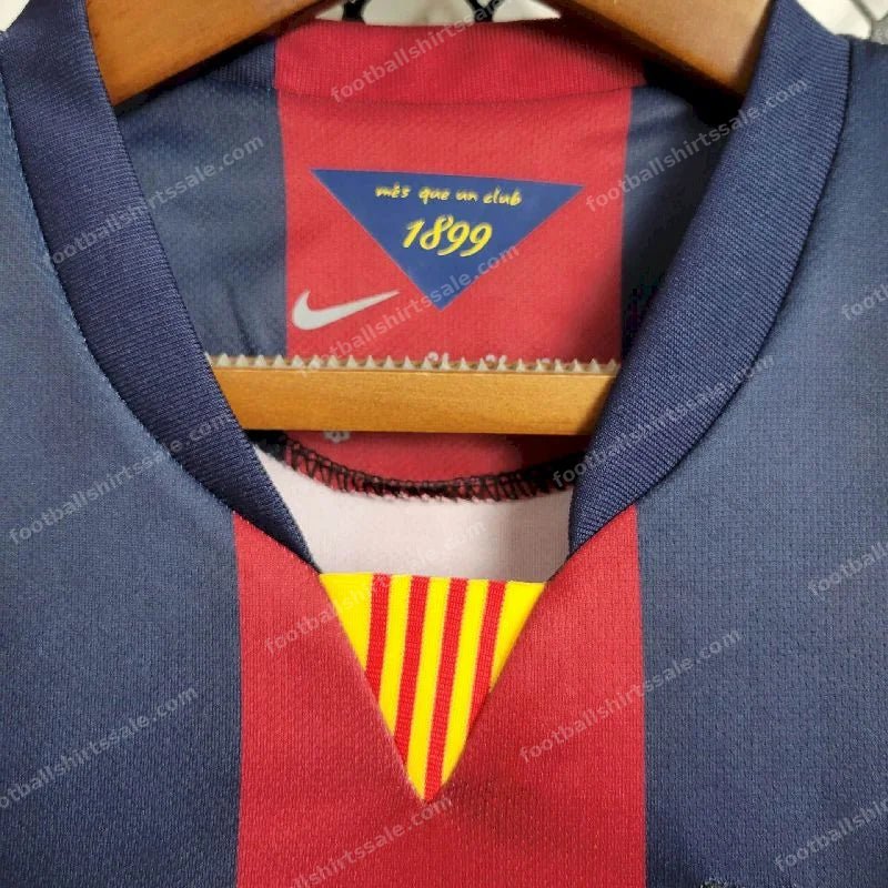 2014/2015 Retro Kids Size Barcelona Home Football Shirt 1:1 Thai Quality - Detail 4