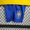 1994 Retro Kids Size Brazil Home Soccer Jersey - Detail 6
