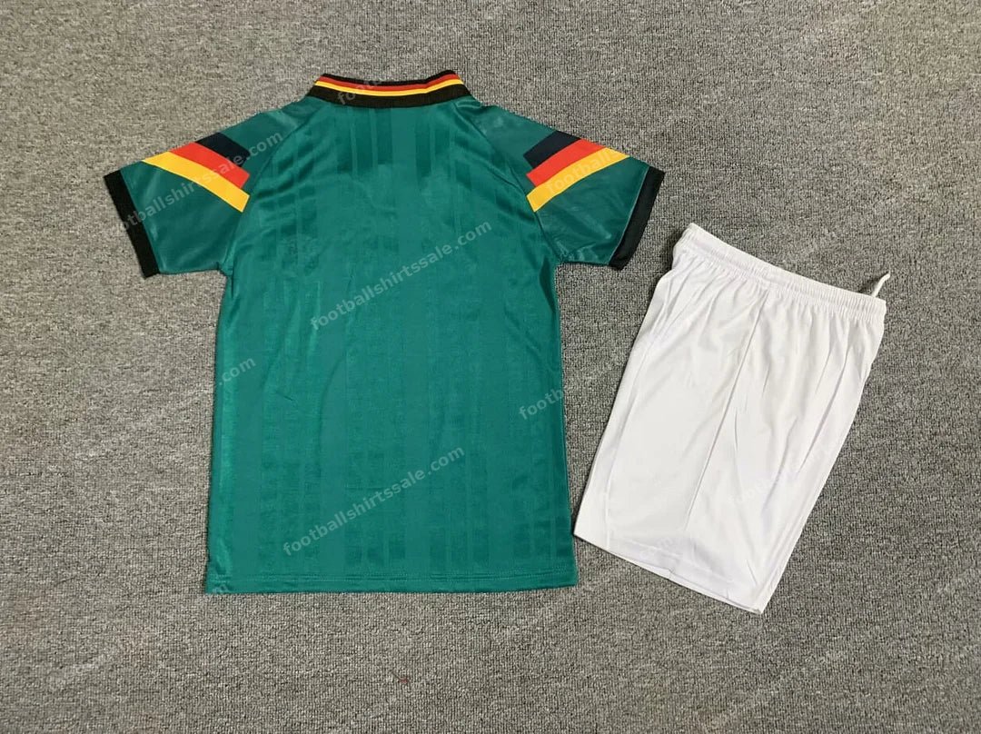 1992 Retro Kids Size Germany Away Soccer Jersey - Detail 1