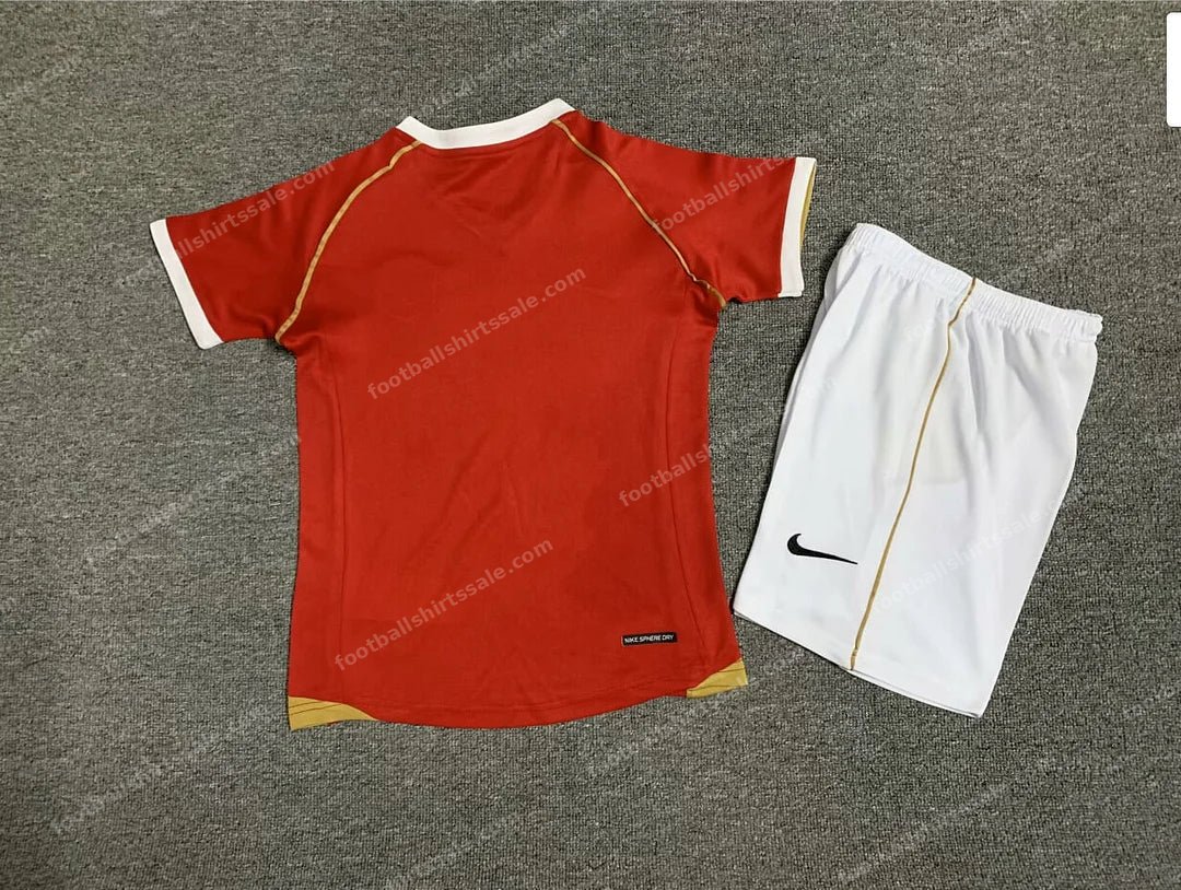 2006/2007 Retro Kids Size Manchester United Home Football Shirt 1:1 Thai Quality - Detail 1