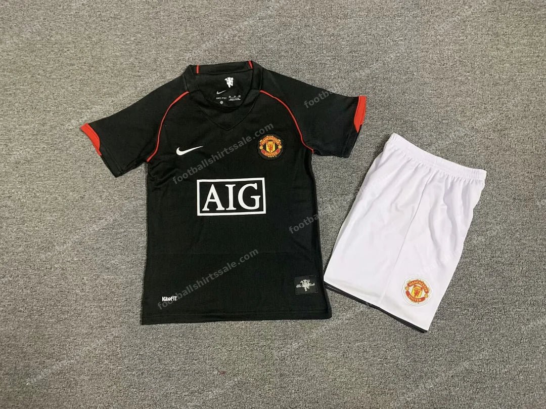 2007/2008 Retro Kids Size Manchester United Third Away Football Shirt 1:1 Thai Quality