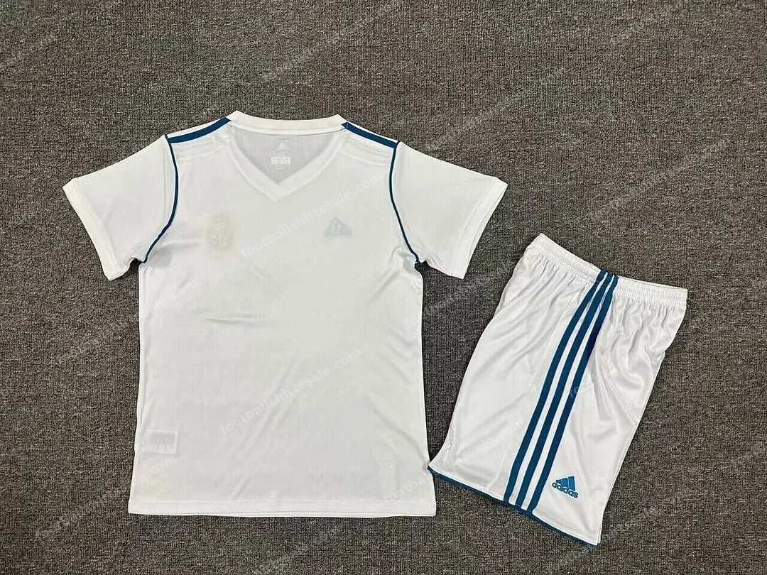 2017/2018 Retro Kids Size Real Madrid Home Football Shirt - Detail 1