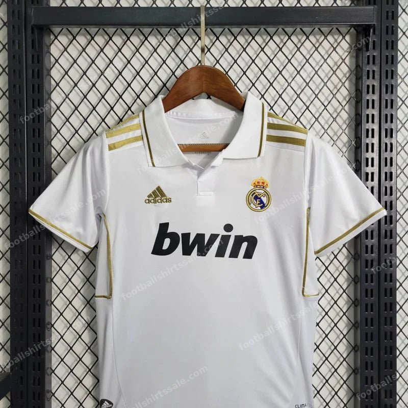 2011/2012 Retro Kids Size Real Madrid Home Soccer Jersey - Detail 1