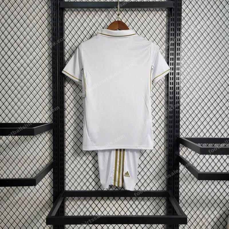 2011/2012 Retro Kids Size Real Madrid Home Soccer Jersey - Detail 2