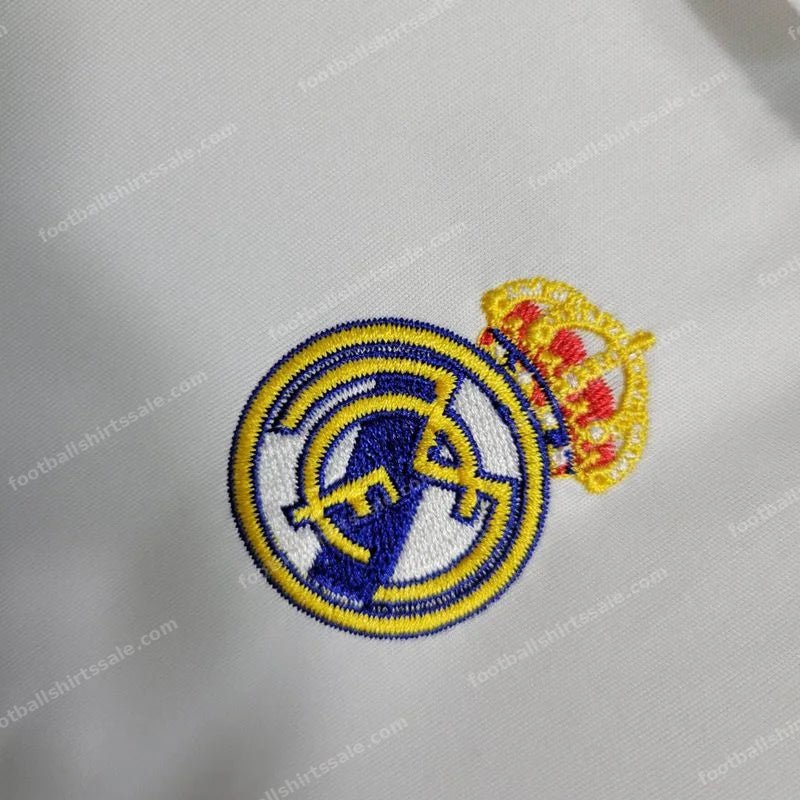 2011/2012 Retro Kids Size Real Madrid Home Soccer Jersey - Detail 5