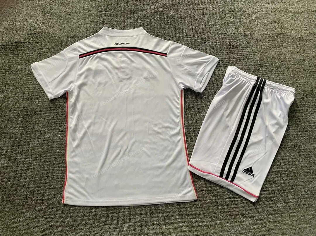 2014/2015 Retro Kids Size Real Madrid Home Soccer Jersey - Detail 1