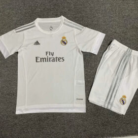 2015/2016 Retro Kids Size Real Madrid Home Soccer Jersey