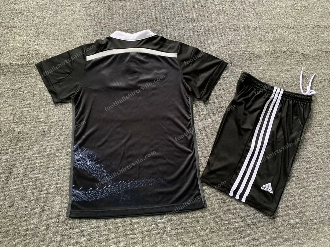 2014/2015 Retro Kids Size Real Madrid Third Away Soccer Jersey - Detail 1
