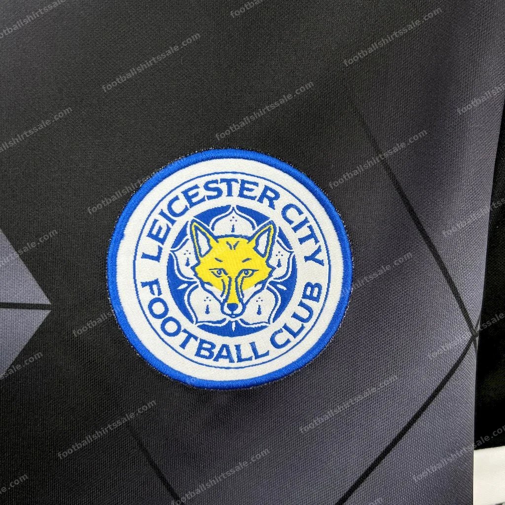 2015/2016 Retro Leicester City Away Football Shirt - Detail 4