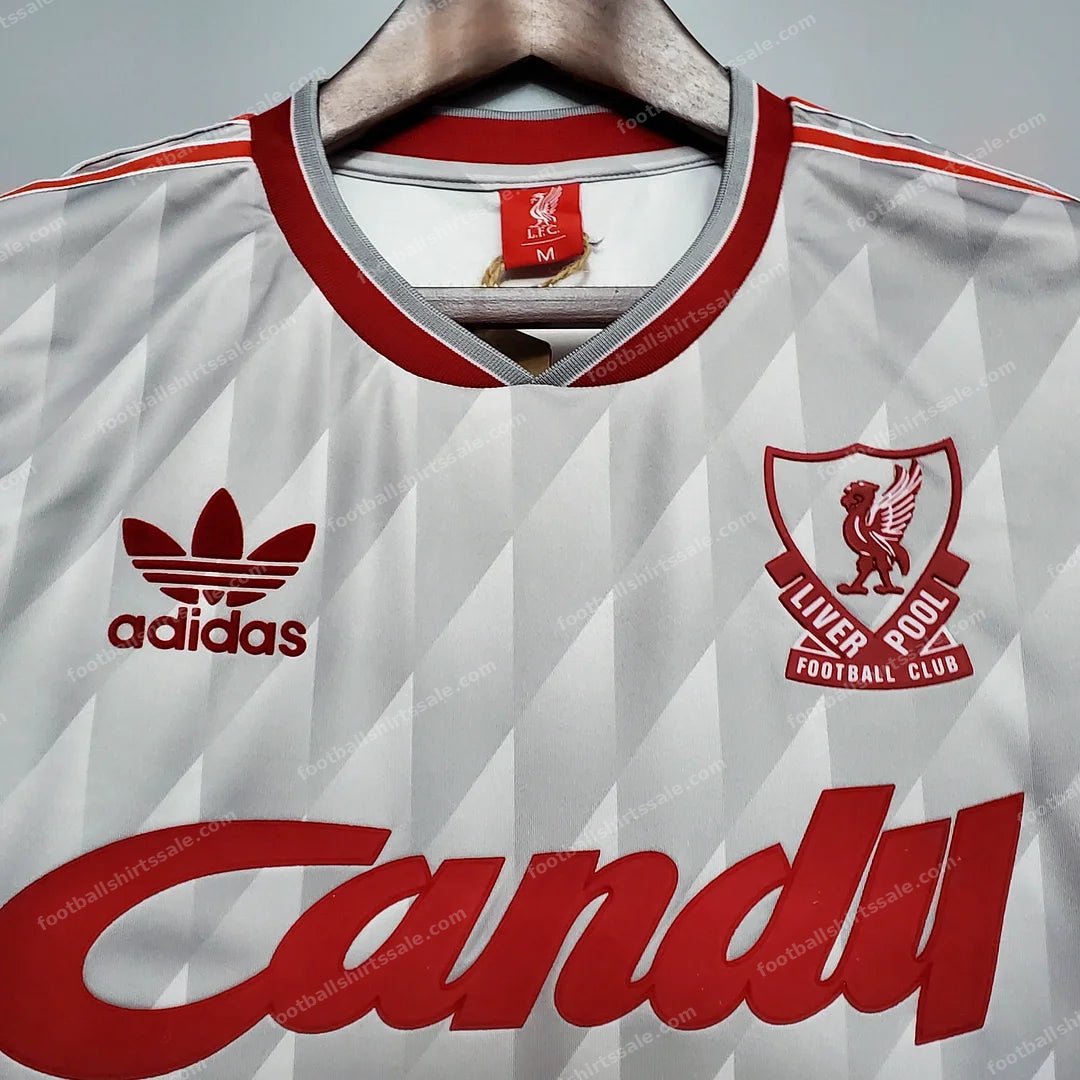 1990/1991 Retro Liverpool Away Football Shirt 1:1 Thai Quality - Detail 2